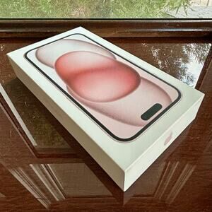 Apple iPhone 15 Pink EMPTY BOX ONLY